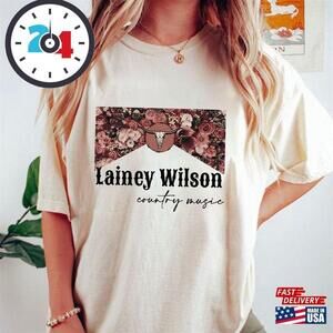 Lainey Wilson Retro 90S T-Shirt Bullhead Shirt Country Music Tee